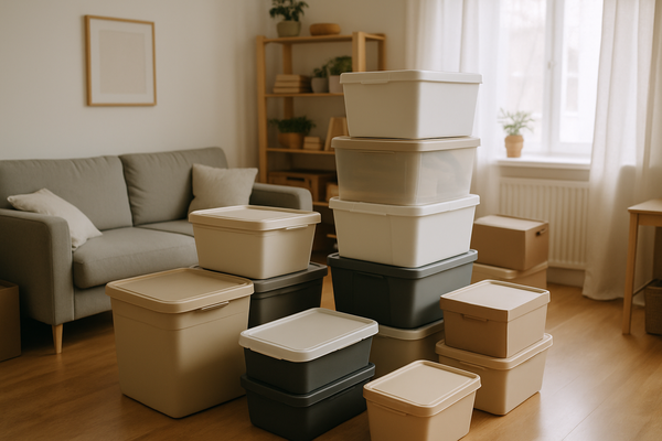 ▲收納箱,整理箱。（圖／AI製圖）