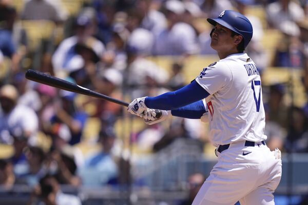 ▲大谷翔平達成生涯千安。（圖／達志影像／美聯社）