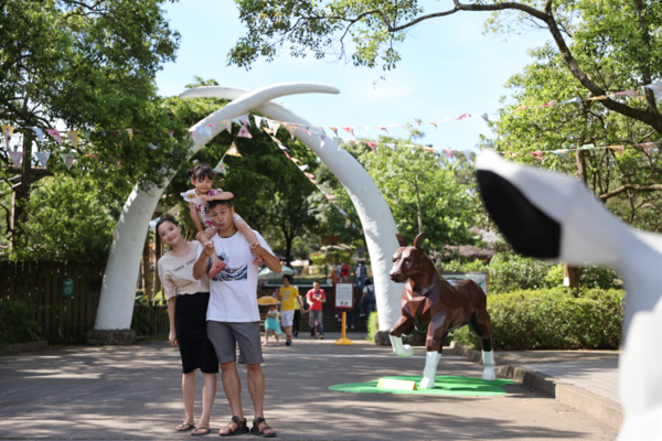 ▲六福村推出「爸爸我愛您」父親節專屬優惠，8月8日至8月10日限時三天免費,《光之祭典》高空煙火秀。（圖／業者提供）