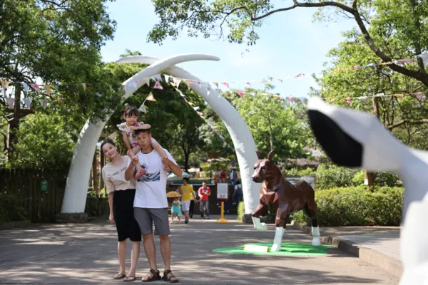 ▲六福村推出「爸爸我愛您」父親節專屬優惠，8月8日至8月10日限時三天免費,《光之祭典》高空煙火秀。（圖／業者提供）