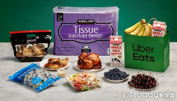 ▲▼Uber Eats攜手好市多推出外送服務，首度公開熱銷排行。（圖／Uber Eats提供）