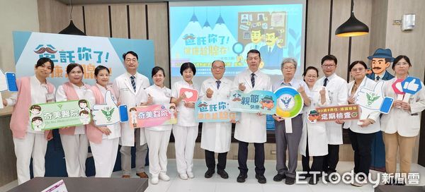 ▲奇美醫院舉辦「爸託你了，健康趁腺在」三日衛教活動，72歲王牧師分享抗癌心路歷程，鼓勵50歲以上男性定期PSA檢查。（圖／記者林東良翻攝，下同）