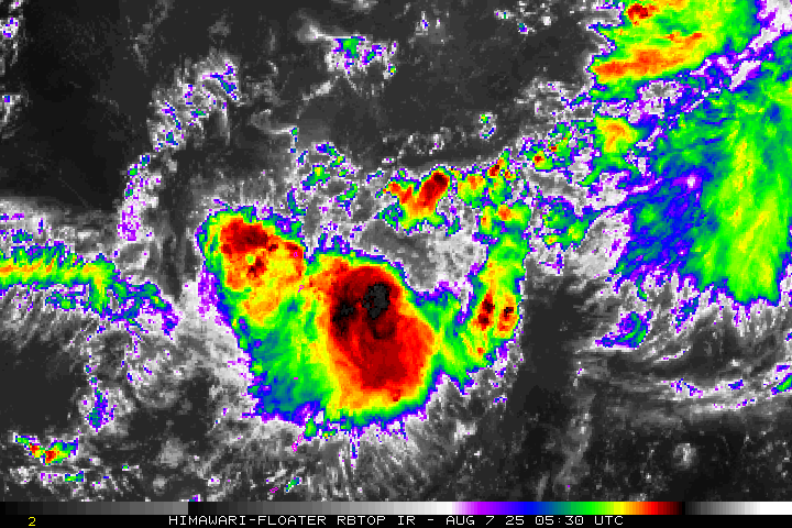 ▲▼熱帶低壓將增強成颱風。（圖／NCDR、翻攝NOAA、tropicaltidbits）