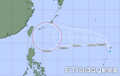 快訊/楊柳颱風估明生成!日氣象廳發烈風警報 朝向台灣東部海面