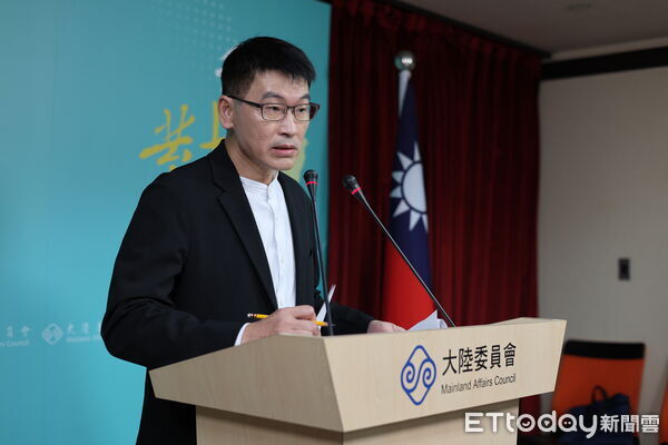 ▲▼陸委會副主委、發言人梁文傑。（圖／記者蔡紹堅攝）