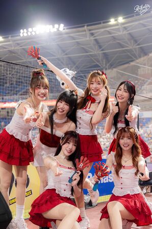 ▲▼河智媛近況曝光。（圖／樂天桃猿提供）