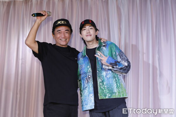 ▲▼陳守恩首支單曲《跌》媒體記者會，嘉賓吳宗憲、鹿希派。（圖／記者湯興漢攝）