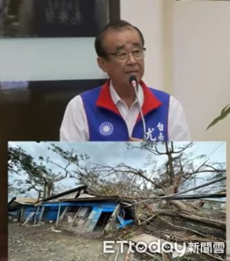 ▲▲台南市議會召開專案報告，討論「丹娜絲」颱風後災後對策，藍營議員批市府回應冷漠。（圖／記者林東良翻攝，下同）