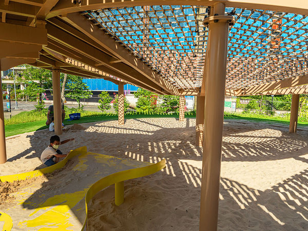 ▲新店十四張歷史公園遊戲場。（圖／新北市景觀處提供）