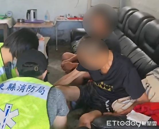 ▲台東武陵派出所暖警聞聲救人。（圖／記者楊晨東翻攝）