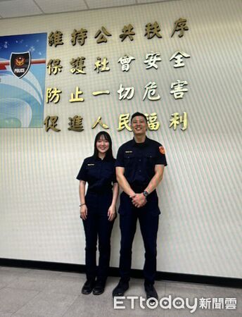 ▲台南市警一分局府東所警員火速出勤開道，協助家屬將急病患者送醫。（記者林東良翻攝，下同）