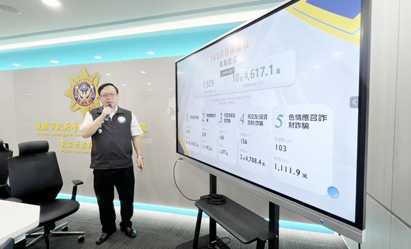 ▲桃園市警局刑警大隊經常辦理反詐騙宣導提醒市民防詐。（圖／市刑大提供）