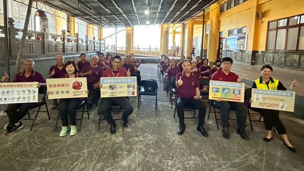 ▲新北攜手宮廟教戰SOP 打造安全信仰空間。（圖／新北市民政局提供）
