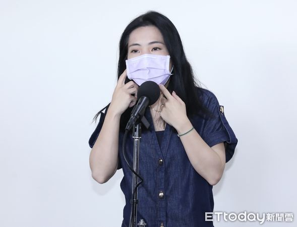 ▲▼徐巧芯 時事聯訪 為確診向大家道歉 立法院 。（圖／記者屠惠剛攝）