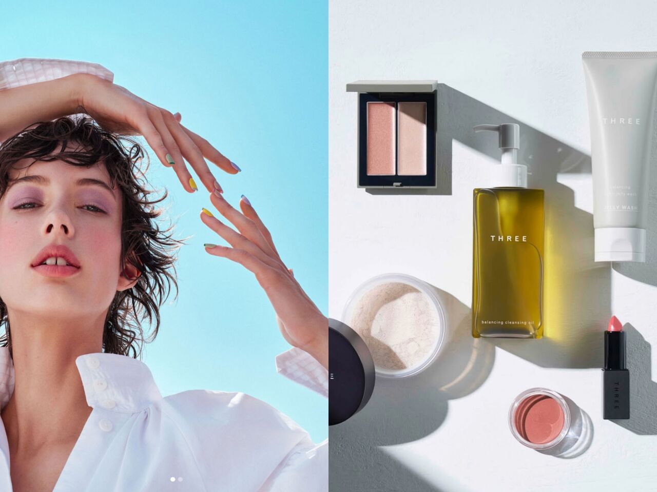 THREE,Louis Vuitton,POLA,Pat McGrath,美妝,彩妝,保養。（圖／IG、品牌提供）