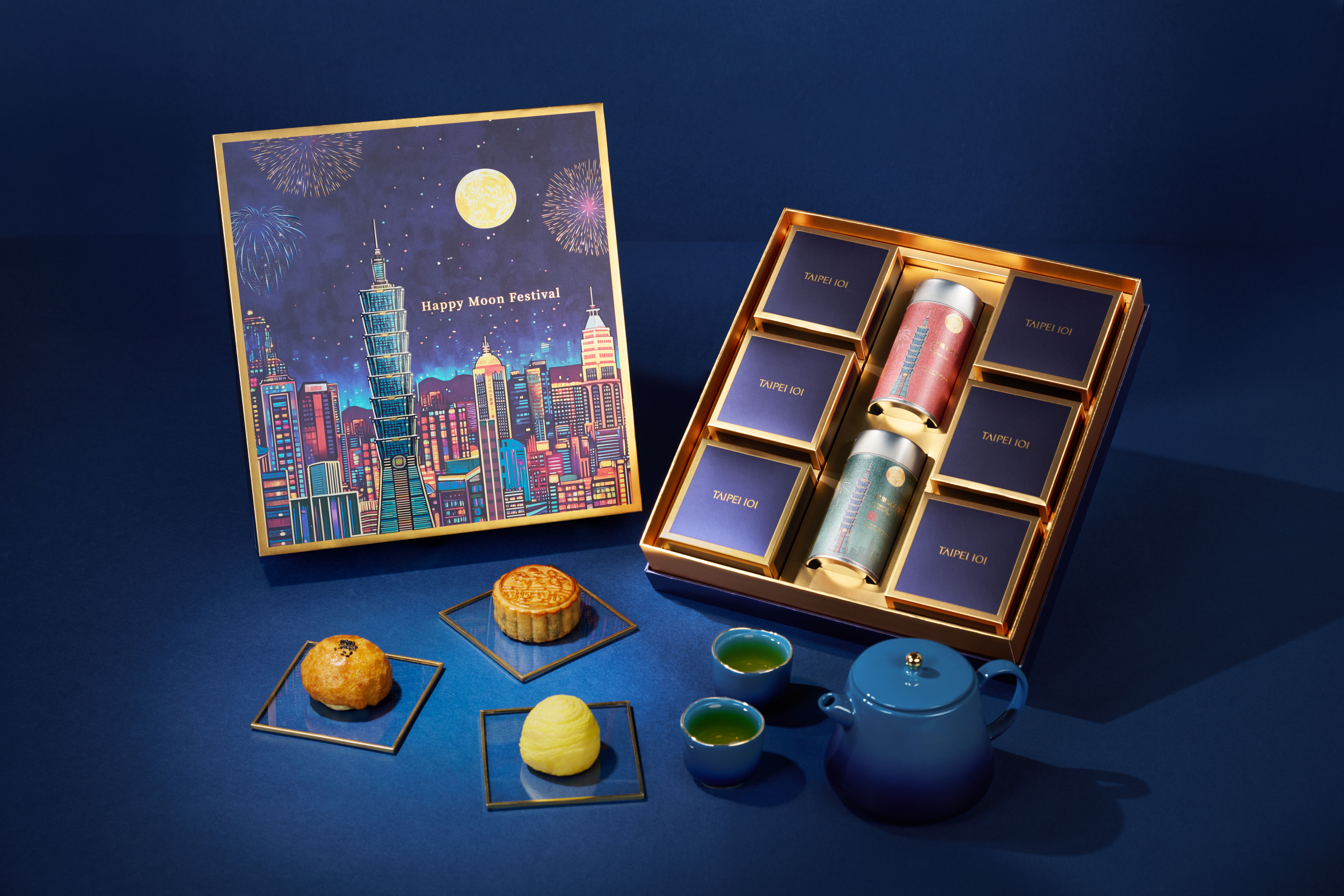 ▲台北101月餅、米其林綠豆椪飄鹹香。（圖／各業者提供）