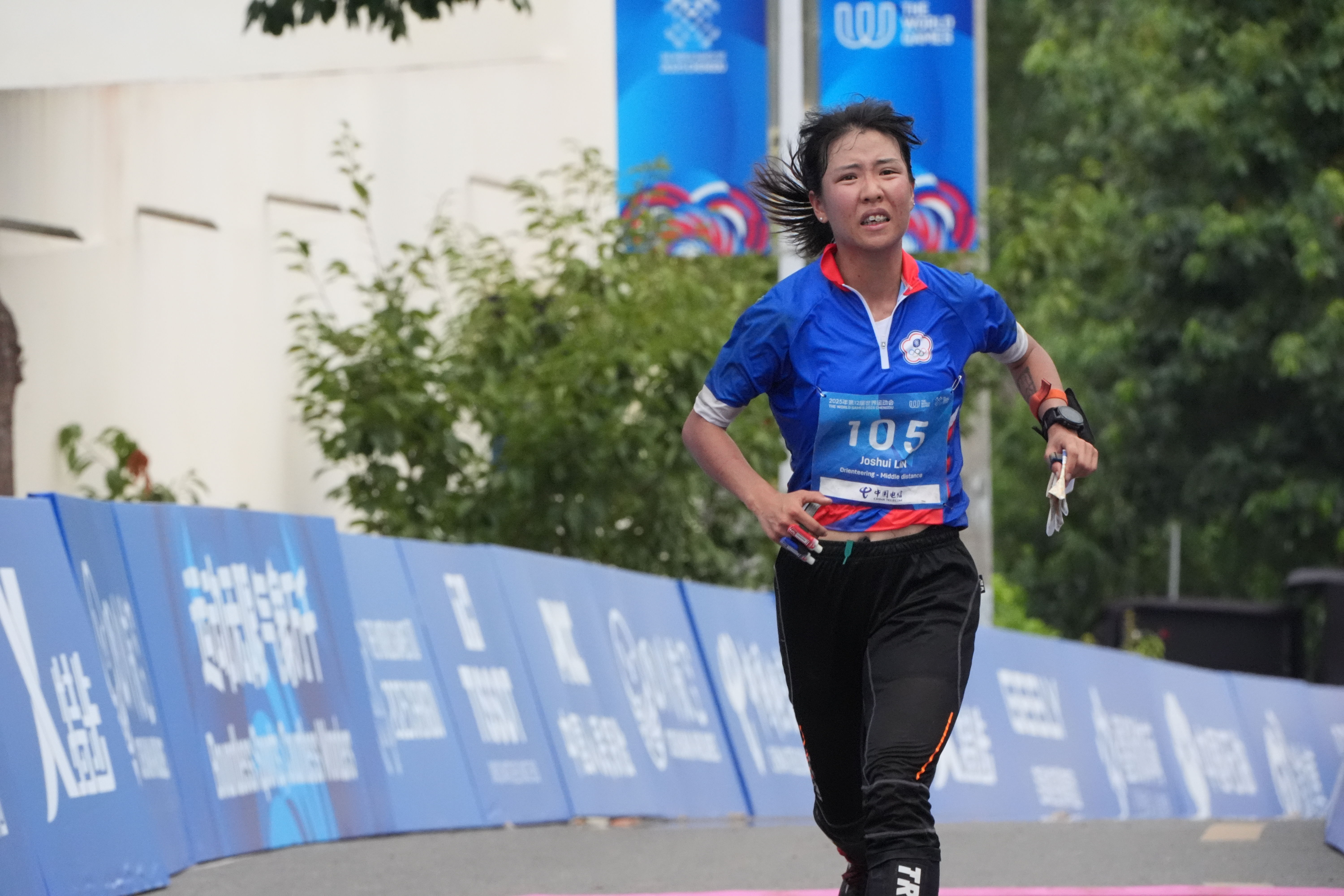 ▲▼成都世運會，台灣定向越野好手林弱水。（圖／中華奧會提供）