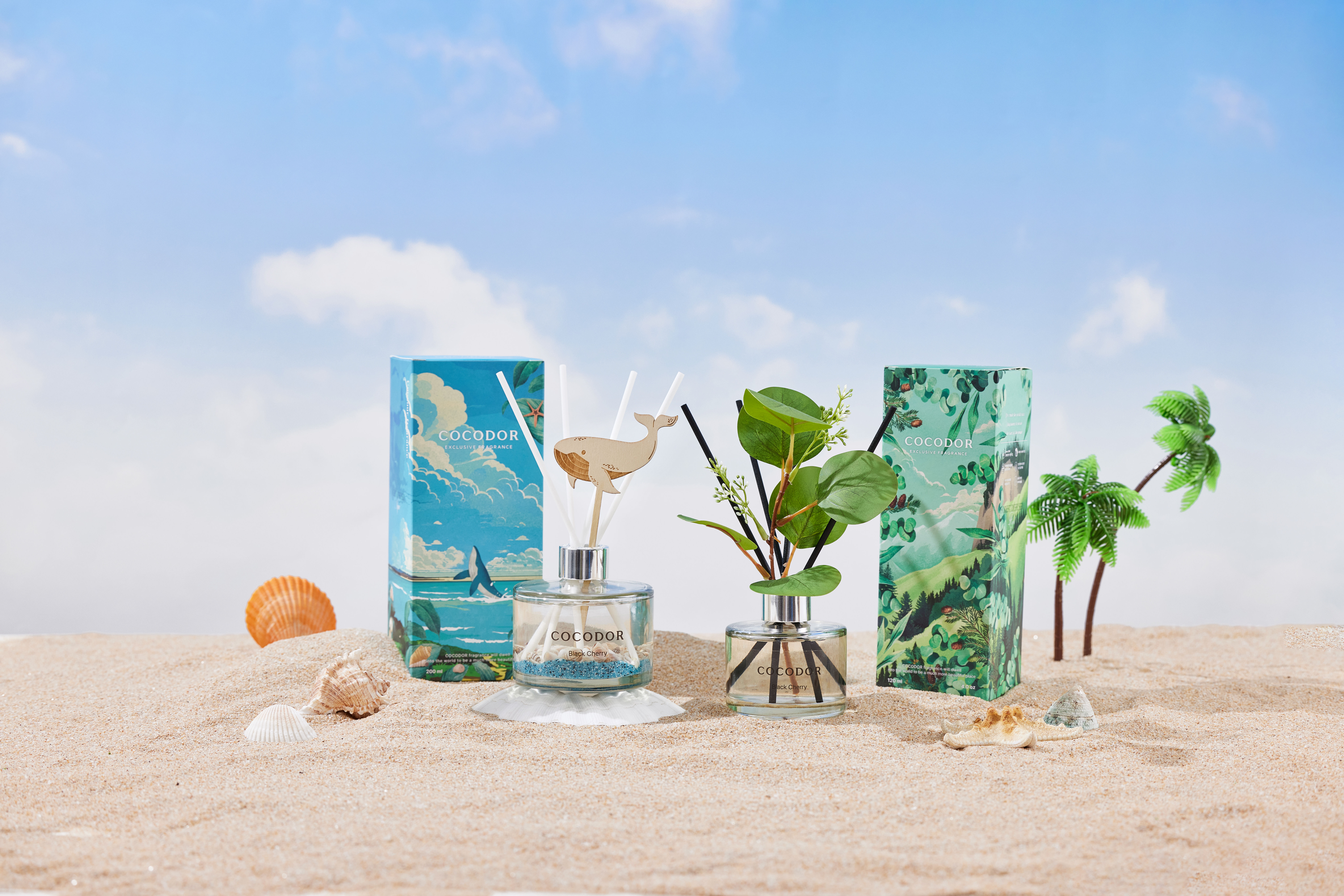 ▲COCODOR 2025夏日香氣森林與海洋擴香瓶。（圖／品牌提供）