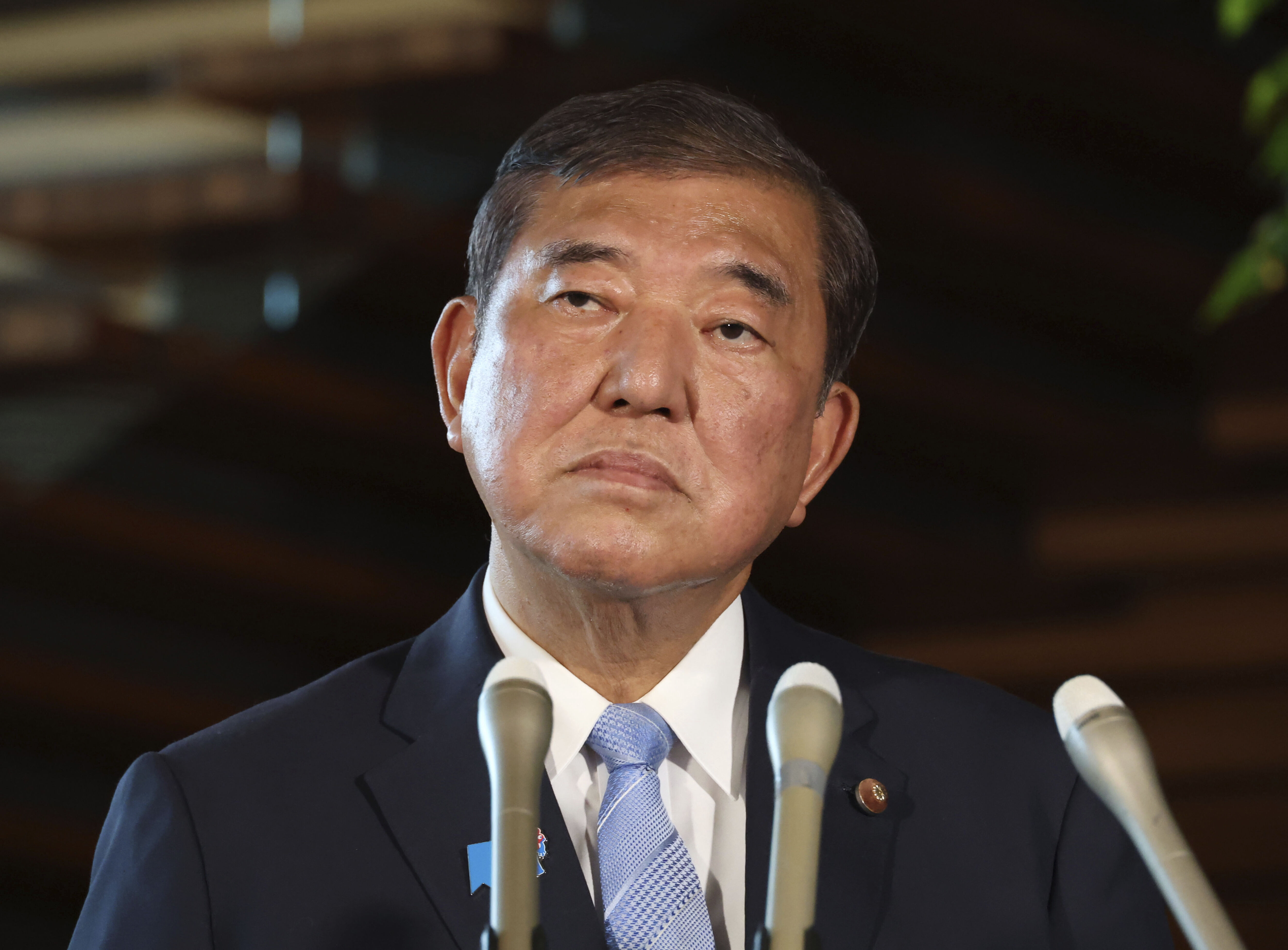 ▲▼石破茂表示，他有意繼續擔任首相。（圖／達志影像／美聯社）