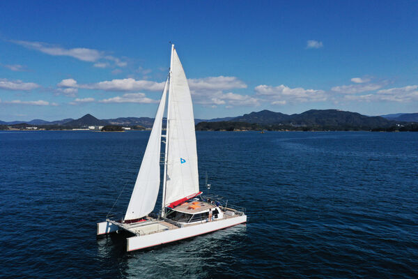 ▲▼雙體帆船99triton。（圖／長崎縣提供）