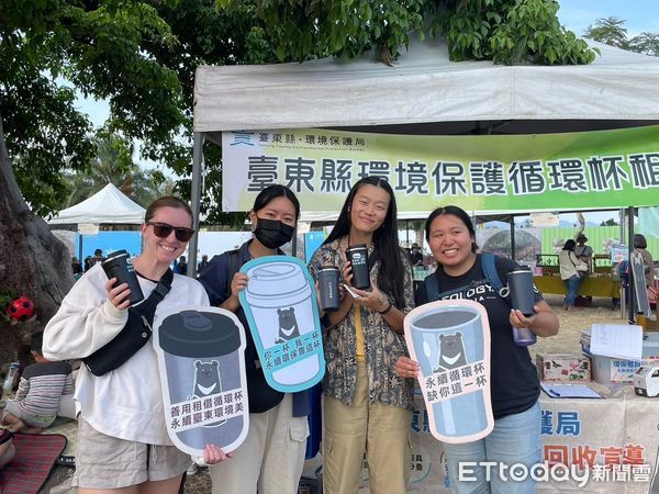 ▲台東三場市集活動推動減廢行動。（圖／記者楊晨東翻攝）