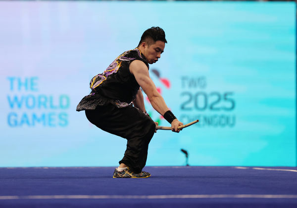 ▲中華隊本屆世運會首面獎牌出爐，劉菖閔武術項目奪銅牌。（圖／中華奧會提供）