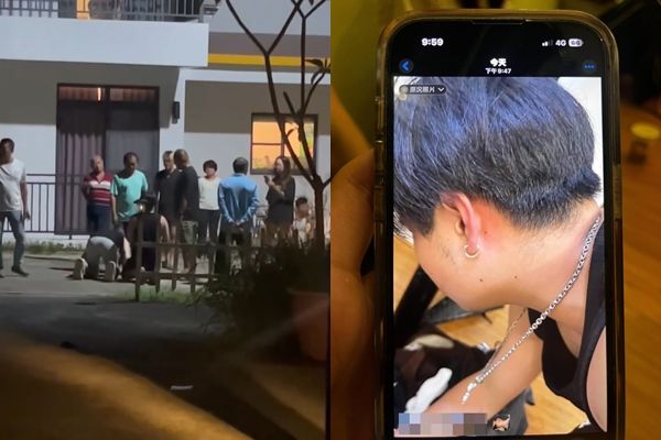 ▲▼學生到小琉球遊玩發生行車糾紛，被潛水店老闆逼下跪。（圖／翻攝Threads／zyt.__0629）