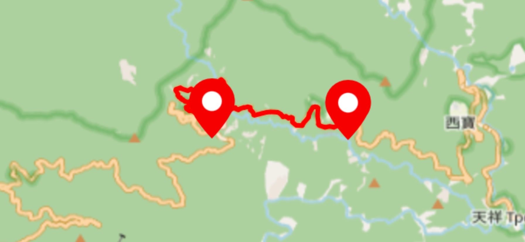 ▲中橫公路新白楊至洛韶路段施工範圍示意圖。（圖／記者王兆麟翻攝）