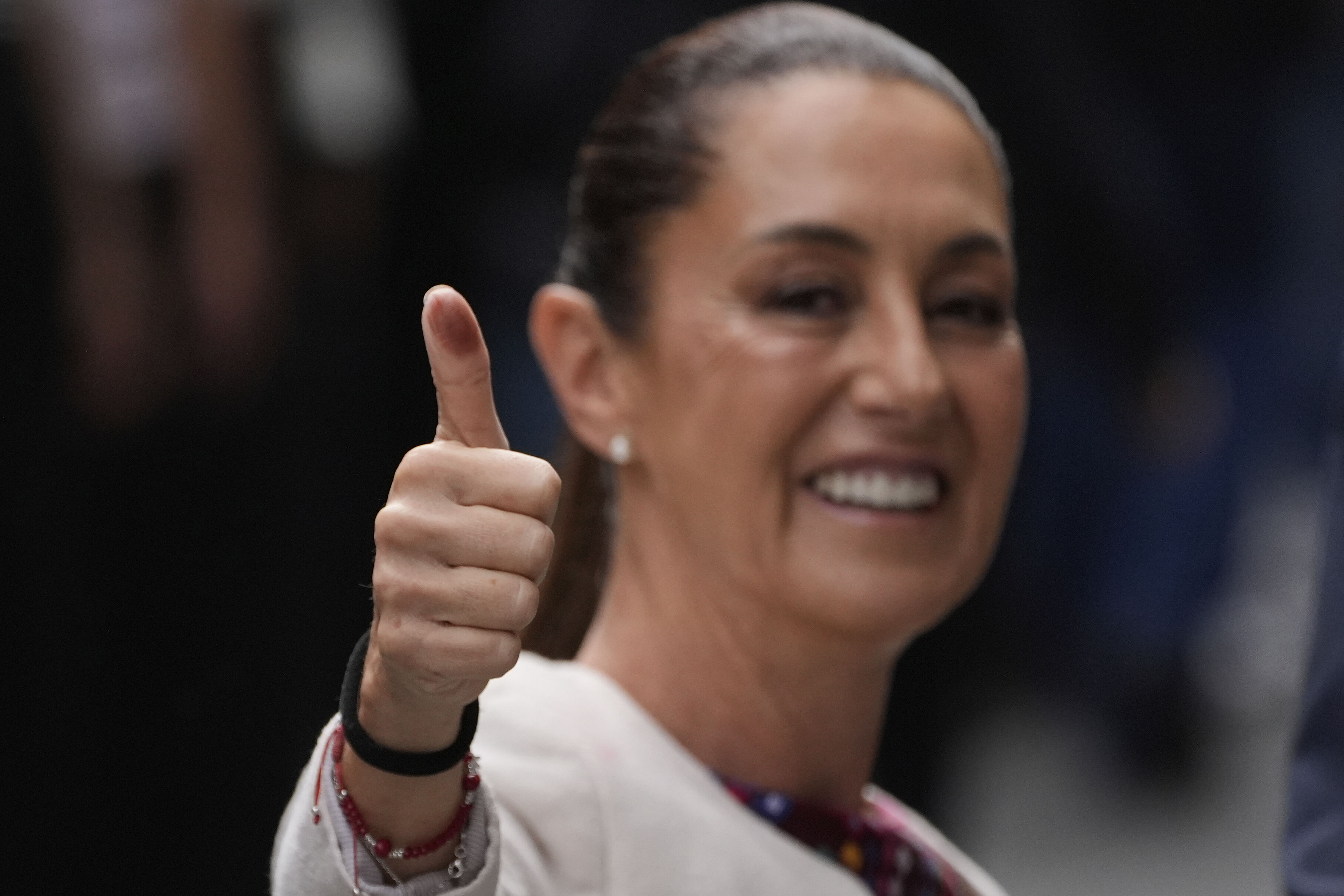 ▲▼墨西哥總統薛恩鮑姆。（圖／達志影像／美聯社）