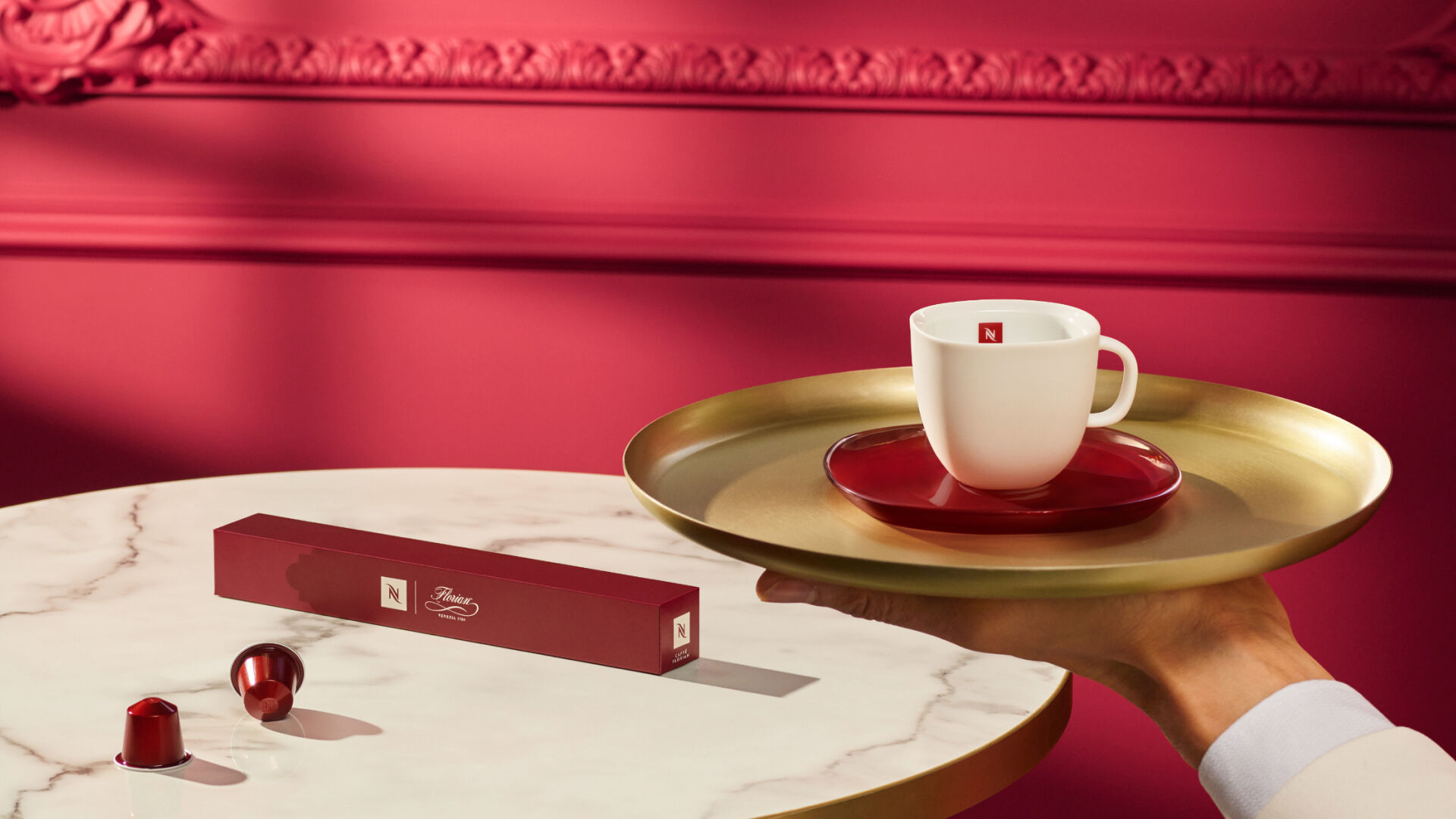 ▲Nespresso與福里安花神咖啡館推聯名活動。（圖／品牌提供）