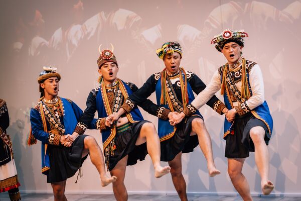 ▲▼大阪世博展開「原民之夜」！台灣排灣族、紐西蘭毛利戰舞同台演出。（圖／文化部）