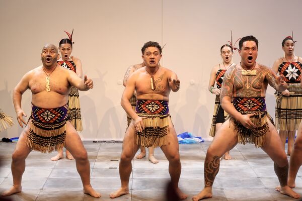 ▲▼大阪世博展開「原民之夜」！台灣排灣族、紐西蘭毛利戰舞同台演出。（圖／文化部）