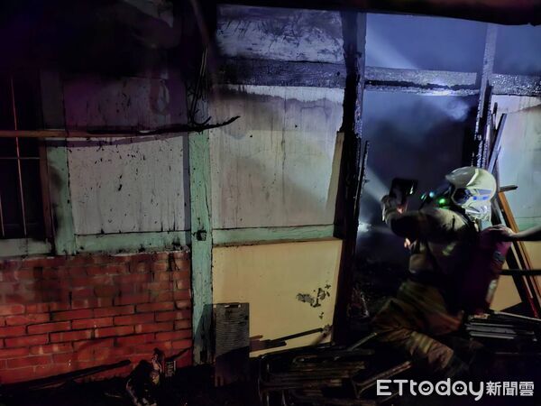 ▲▼台南市東山區嶺南里9日3時許發生民宅火警。（圖／記者林東良翻攝)