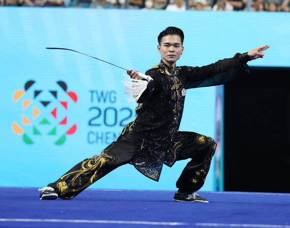 ▲成都世運會，中華隊好手孫家閎在武術太極拳、太極劍拿下第4名。（圖／中華奧會提供）