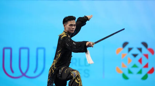 ▲成都世運會，中華隊好手孫家閎在武術太極拳、太極劍拿下第4名。（圖／中華奧會提供）