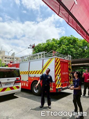 ▲台南市消防局第二大隊舉辦義消無人機專業訓練，增進空中救援能力。（記者林東良翻攝，下同）