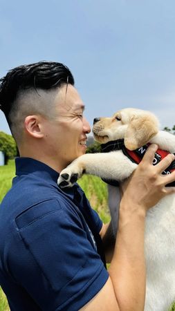 警犬大福報到！（圖／翻攝自臉書＠新北市政府警察局 警犬隊 NTPD K-9 Unit）