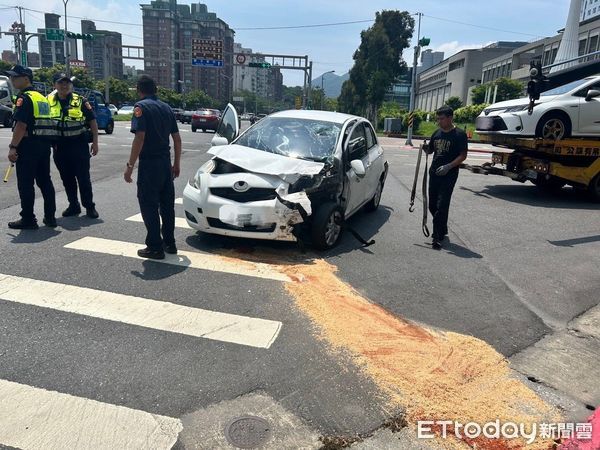 ▲▼北投車禍             。（圖／記者邱中岳翻攝）