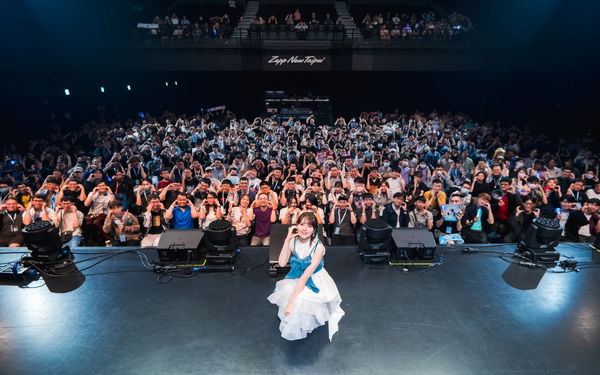 ▲▼ 《鬼滅之刃》禰豆子鬼頭明里本尊人在台灣！現身夜市。（圖／大鴻藝術BIG ART提供）