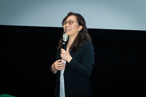 ▲《造山者－世紀的賭注》前總統蔡英文與前副總統陳建仁伉儷皆親自到電影院觀影。（圖／牽猴子提供）