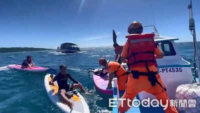 小琉球12人SUP驚險漂流外海　海巡+觀光船聯合救援