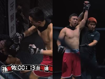 狄鶯才放話禁賽！孫安佐對戰網紅「30秒輾壓」贏了　瘋狂暴打畫面曝光