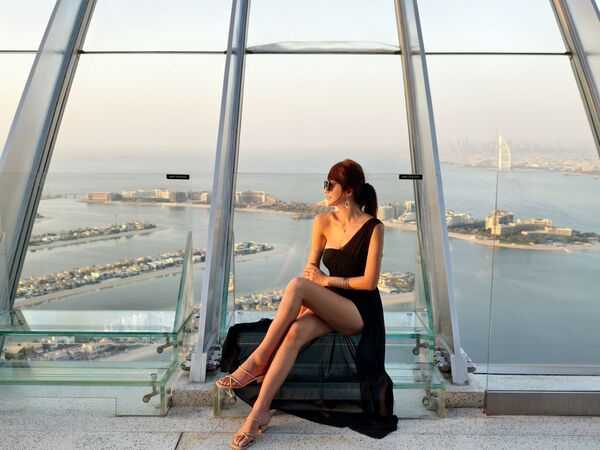 ▲▼360度俯瞰杜拜最奢華的海上奇蹟。（圖／部落客珊莎提供）