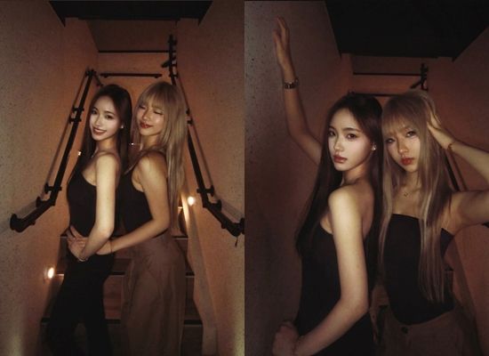 ▲小S兩女兒同框美翻。（圖／翻攝自微博）