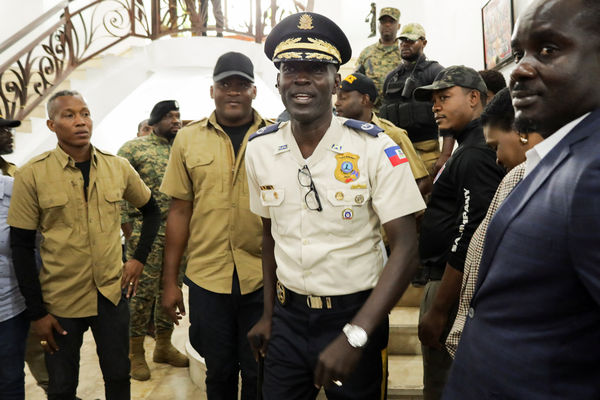 ▲▼ 海地新任命的代理國家警察局長帕萊森（Andre Jonas Vladimir Paraison）。（圖／路透）