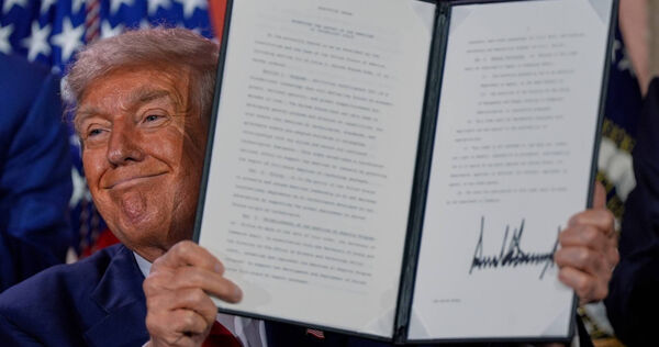 川普。（圖／達志／美聯社）