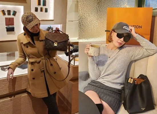 ▲陳真也買到LV臭臭包。（圖／翻攝自陳真臉書）