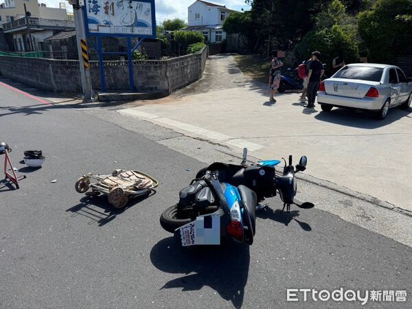▲▼縣道203線安宅段車禍，5個月大男嬰身亡。（圖／記者陳洋翻攝)