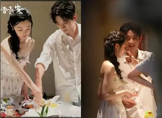 ▲宋軼爆分手白敬亭，被拍和丞磊親密互動。（圖／翻攝自微博）