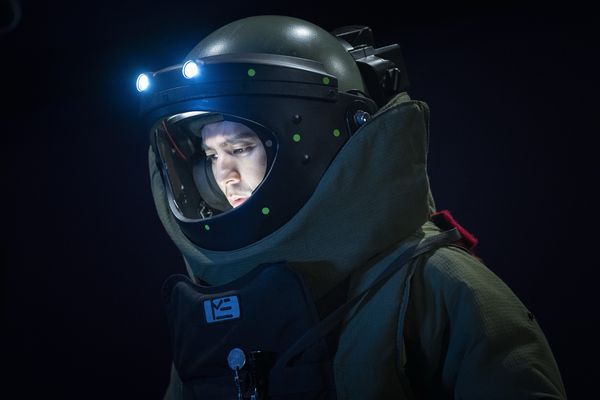 ▲台灣影史首部以高鐵為題材的災難動作鉅作《96分鐘》。（圖／華影國際提供）